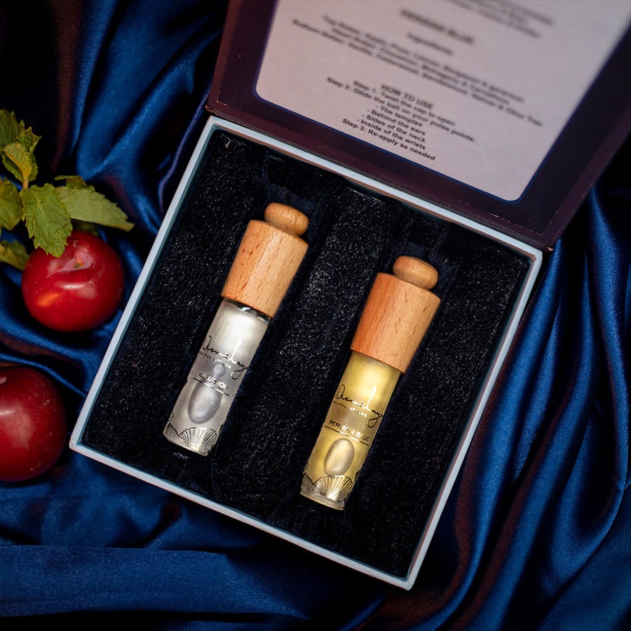 Attar Perfume Combo For Men (Illusion + Persian Blue)